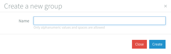 Create Group Modal
