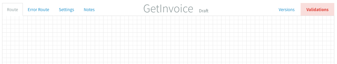 Flow designer canvas