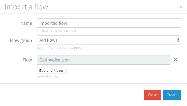 Import Flow Modal